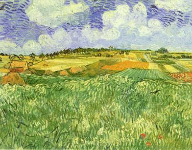Vincent Van Gogh Plain Near Auvers Sweden oil painting art